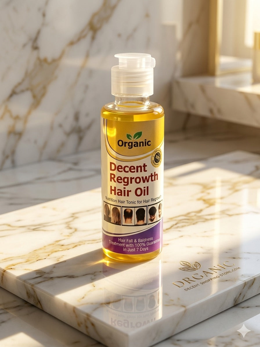 “Natural Hair Regrowth Oil – Strong, Healthy & Thicker Hair