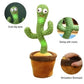 Dancing Cactus Toy – Singing, Talking, Voice Recording Plush with USB Rechargeable Function