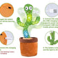 Dancing Cactus Toy – Singing, Talking, Voice Recording Plush with USB Rechargeable Function