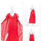 2 Pcs Premium Silk Lace Women's Sleepwear Set Inner & Gown Nightwear