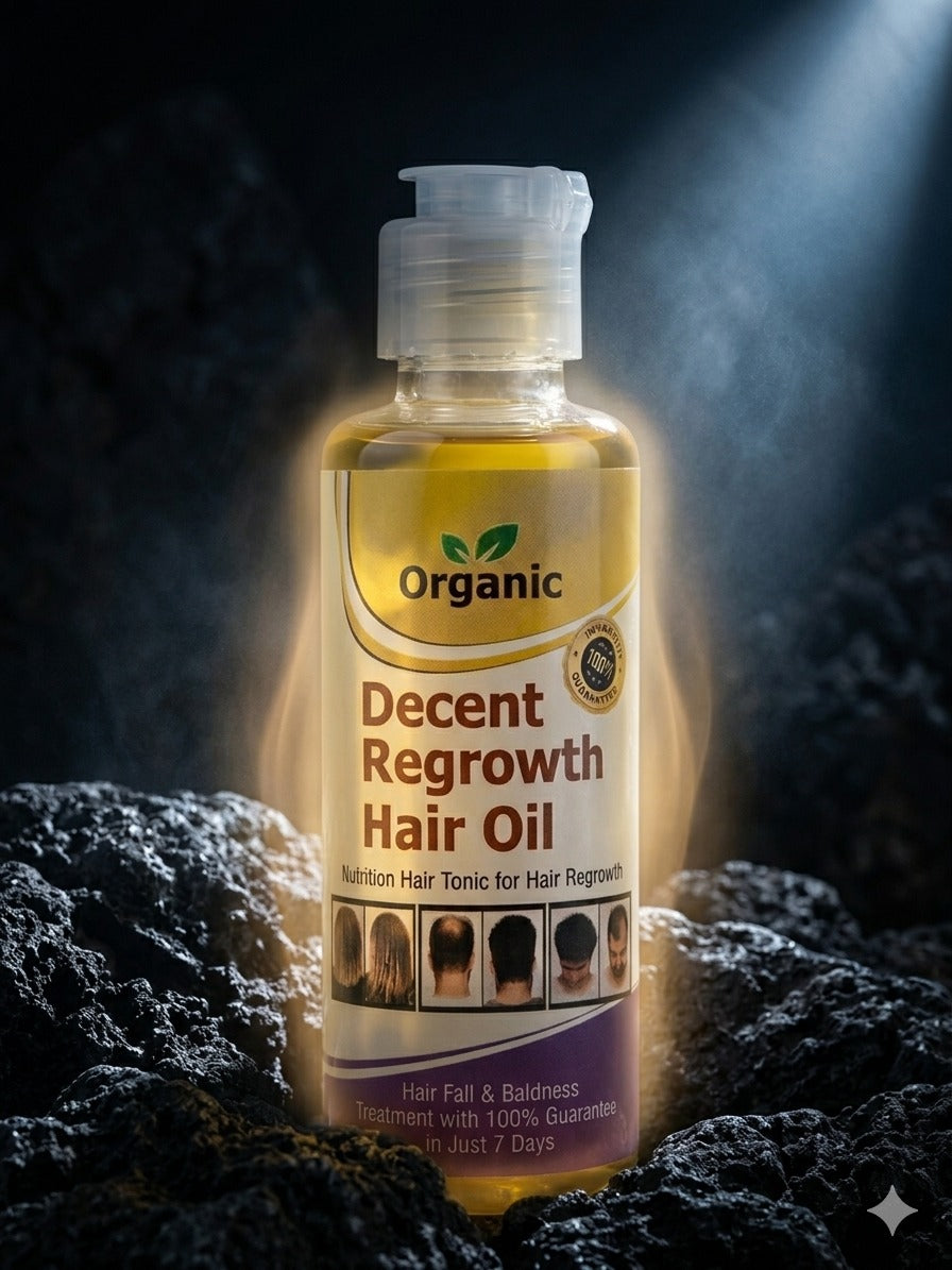 “Natural Hair Regrowth Oil – Strong, Healthy & Thicker Hair