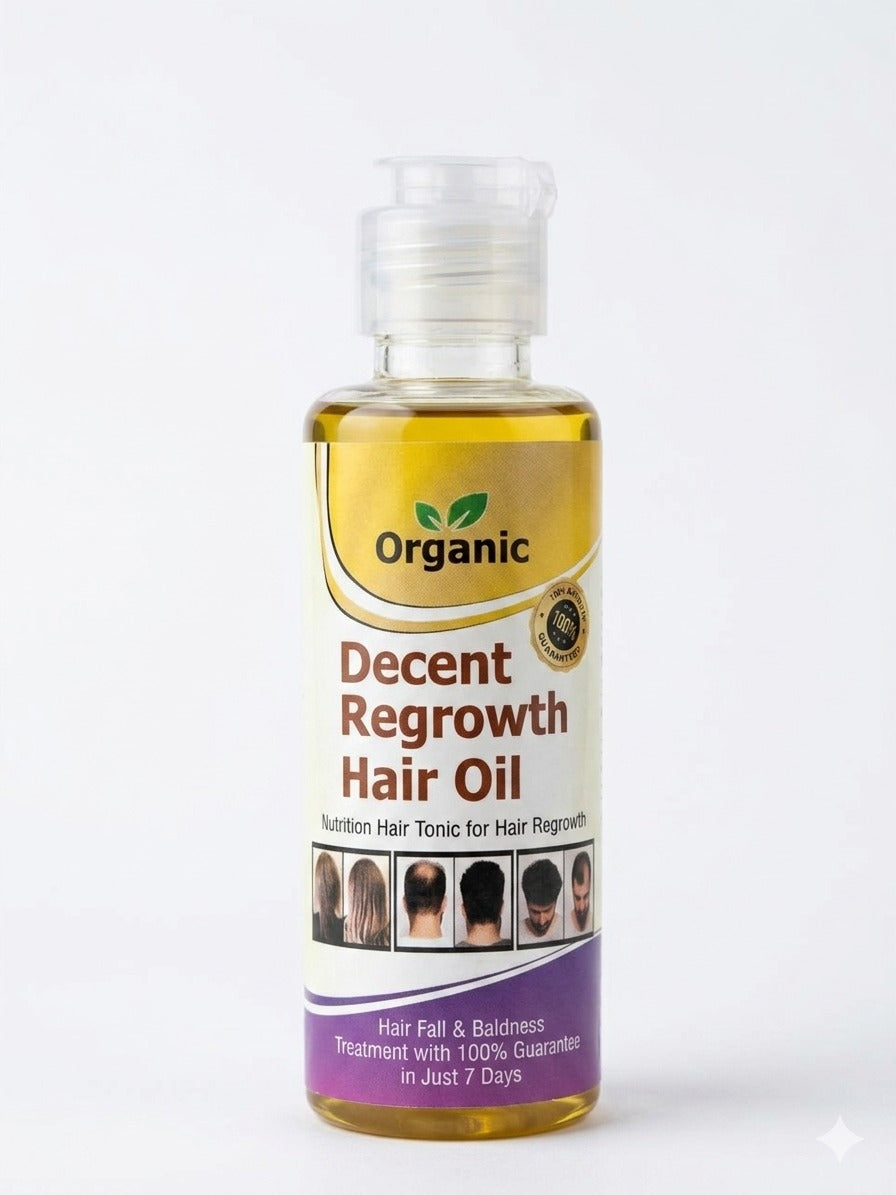 “Natural Hair Regrowth Oil – Strong, Healthy & Thicker Hair
