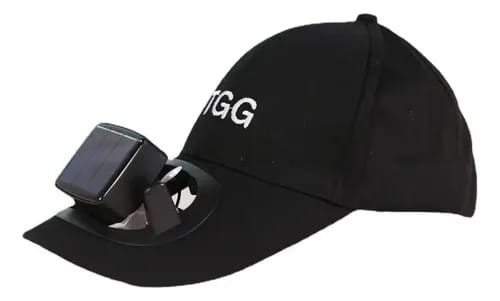 Air Cool Fan Hat Cap With Solar Sun Power Cool Fan
