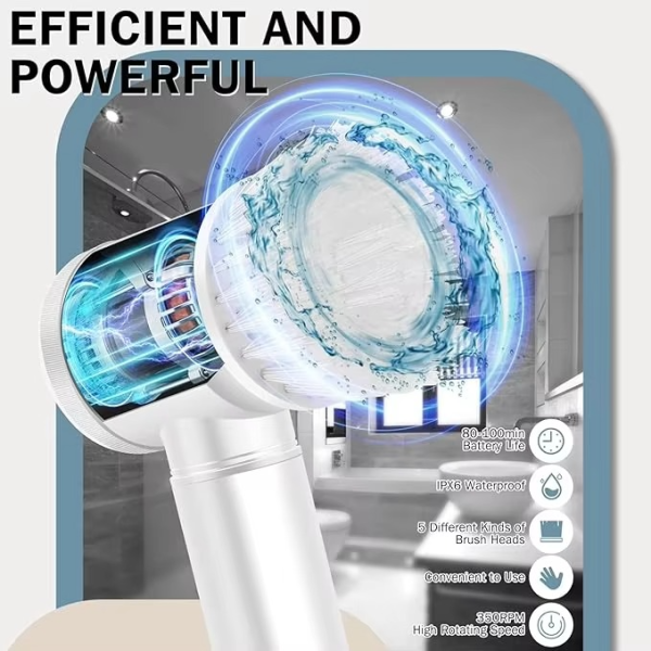 Wireless Magic Cleaning Brush – Rechargeable