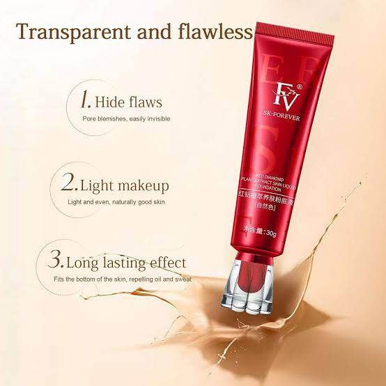 FV Waterproof Foundation – Medium Coverage, Oil-Free
